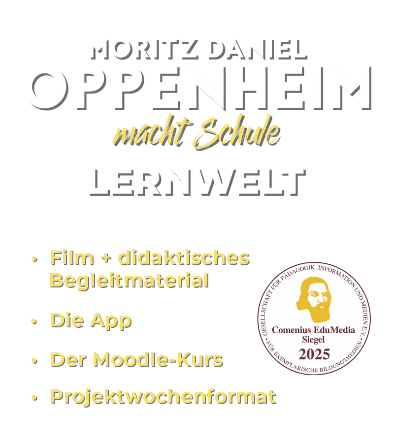 Moritz Daniel Oppenheim macht Schule Moritz Daniel Oppenheim macht Schule