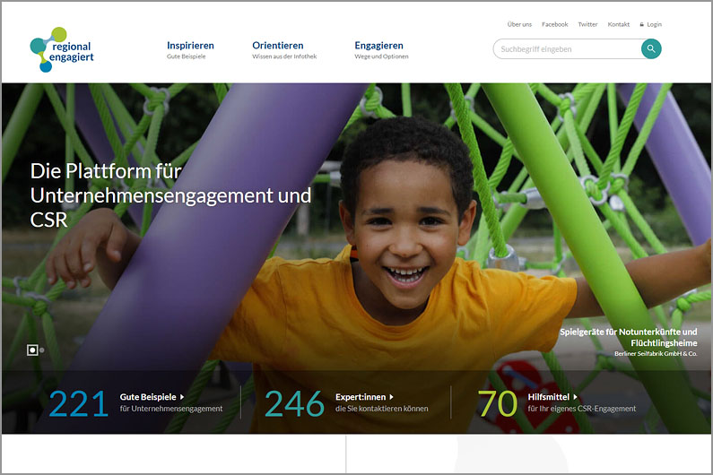 Online-Plattform „regional-engagiert.de“