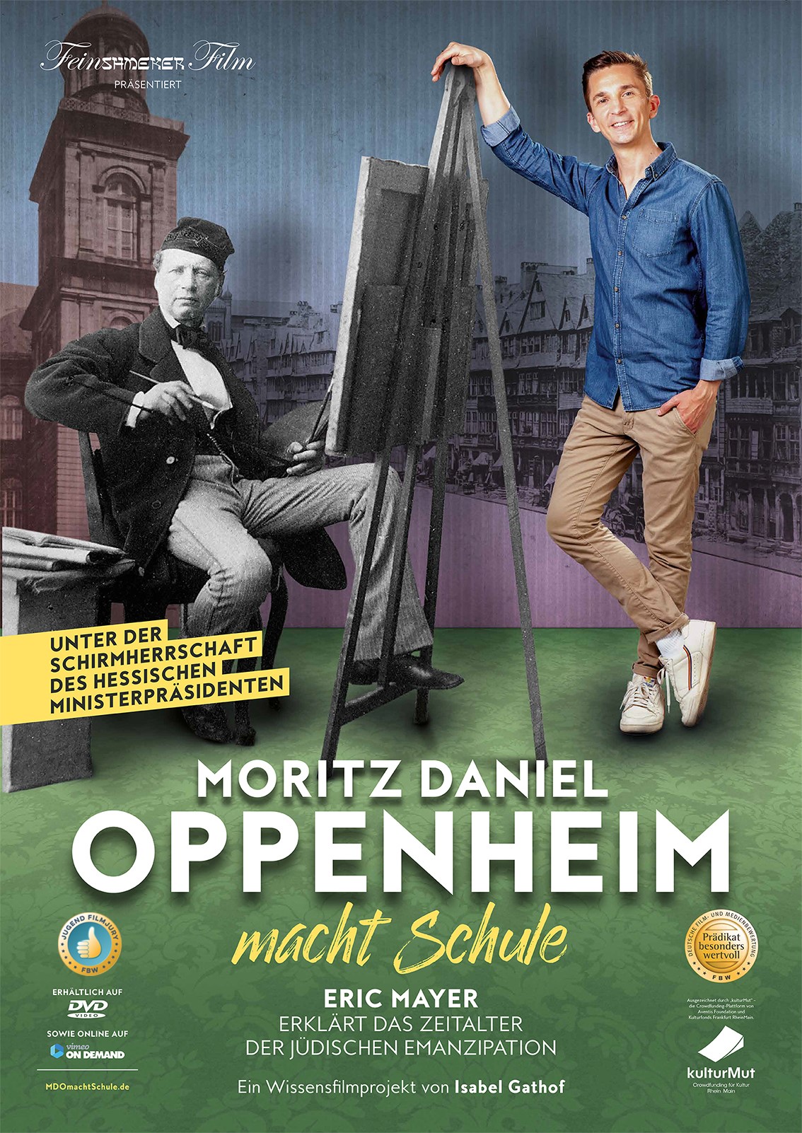 Plakat Moritz Daniel Oppenheim macht Schule